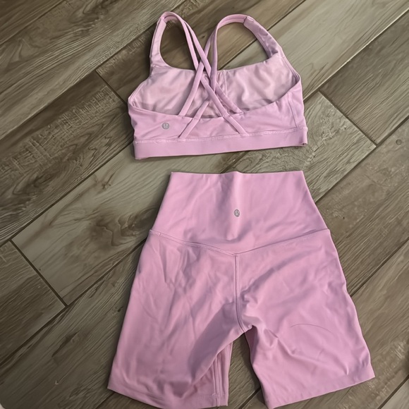 Soul Cycle Align short set vita pink - Picture 3 of 4